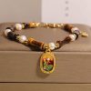 Chinese Style Stone Bamboo Women's Bracelet