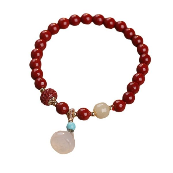 ab7cbcb0-1fee-4ff0-8559-71bc528b6b47.jpg Cinnabar Bracelet Female Girlfriends Bracelet New Chinese Style