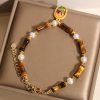 Chinese Style Stone Bamboo Women's Bracelet