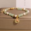 Chinese Style Stone Bamboo Women's Bracelet