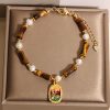 Chinese Style Stone Bamboo Women's Bracelet