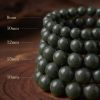 25516ff2-4cd8-431a-85ff-72addc206f8b.jpg Forest Green Bead Bracelet - Handmade Mala with Gold-Speckled Rounds