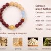 314e4581-c7d5-4cd6-97a5-0f0115879489.jpg Aquamarine & Red Beaded Bracelet - Handmade Chinese Lucky Charm Bracelet