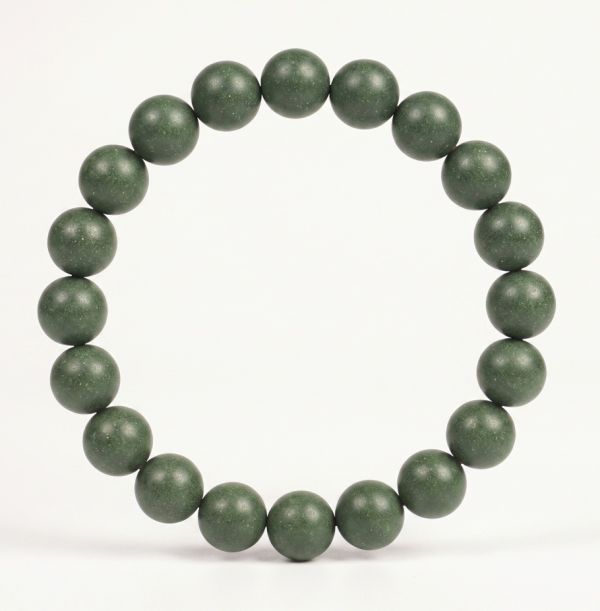 345ca14f-a68b-4cca-bb14-7990f4754d25.jpg Juniper Bead Bracelet - Handmade Mala, Pure Green Rounds