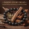 46e97207-823f-42fc-8823-c3a258191a1a.jpg Black Meditation Bracelet - Handmade Mala with Speckled Rounds