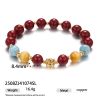 67ff74fc-1f8f-4d6f-bb0c-7fcaa2e8e81a.jpg Multi-Color Chinese Bracelet - Red, Amber & Blue Beads with Gold Zodiac Charm