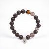 741c3bbc-bb50-4eac-b37b-46d6481dab8a-1.jpg Black & Tiger Eye Meditation Bracelet - Silver Lotus Pendant, Handmade