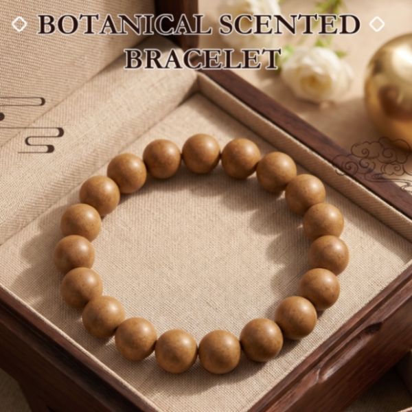 775a5245-6af8-4023-94a7-186a324dab47-1.jpg Caramel Tone Bead Bracelet - Handcrafted Mala with Polished Rounds