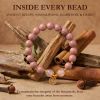 8842a2b8-b7ad-429e-a7ab-e255c04f071b-1.jpg Chinese Blessing Bracelet - Pink Purple Beads, Gold-Tone Fu Charm
