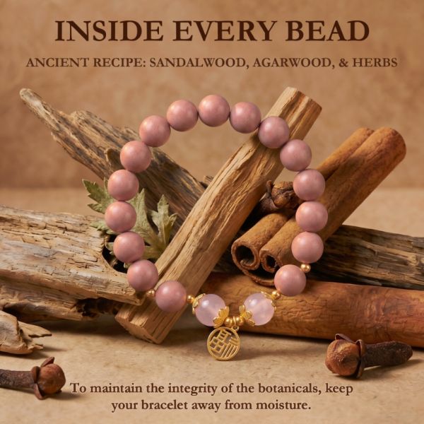 8842a2b8-b7ad-429e-a7ab-e255c04f071b-1.jpg Chinese Blessing Bracelet - Pink Purple Beads, Gold-Tone Fu Charm