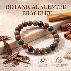 90617f0a-9062-46a3-8799-088d3508c1ba.jpg Rustic Incense Bead Mala - Matte Natural Tones, Handmade Meditation Bracelet
