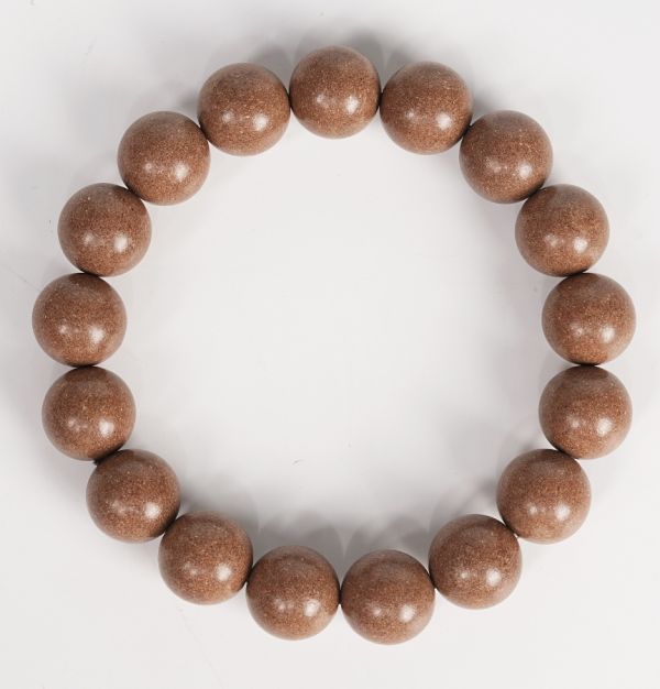 91dd2128-62f3-4aac-8148-c33feb04eb1b.jpg Smooth Dark Brown Bead Bracelet - Handmade Chinese Mala, Meditation Jewelry