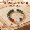 Handcrafted Multicolor Mala - Green White Red & Clear Beads, Romantic Gift