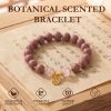 b648812b-79c6-40a6-a828-0d1b34feaaaa.jpg Chinese Blessing Bracelet - Pink Purple Beads, Gold-Tone Fu Charm