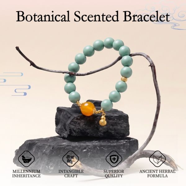 bc1a06ac-48cb-4148-bef7-a327c44aeee4.jpg Turquoise & Gold Bead Bracelet - Handmade Mala with Filigree Charm
