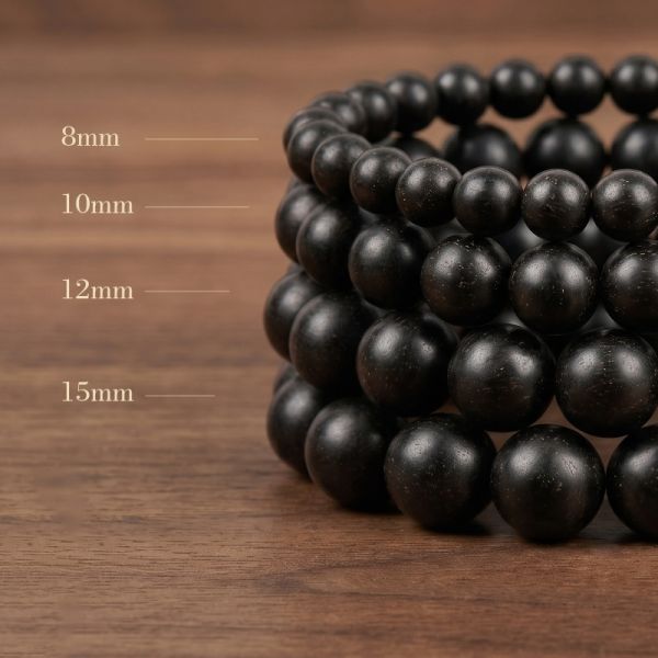 bfbd83e2-9a7e-433f-8c4f-115e6554039c.jpg Black Meditation Bracelet - Handmade Mala with Speckled Rounds