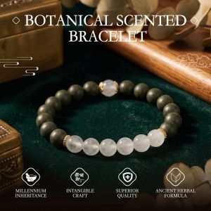 e7678096-2dcc-4909-8883-2978ea5bfad0.jpg Green White Lucky Bracelet - Handcrafted Chinese Mala for Meditation
