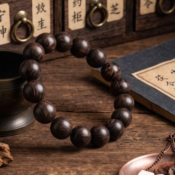 e8692c09-c9d5-4837-8d84-bc6cb0b628ce-1.jpg Zen Wooden Bead Bracelet - Handmade Brown Mala for Mindfulness
