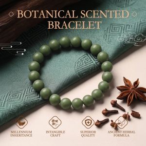 e9b816a4-7607-4e42-adea-d96e2c96abf4.jpg Green Round Bead Mala - Handcrafted Chinese Lucky Bracelet