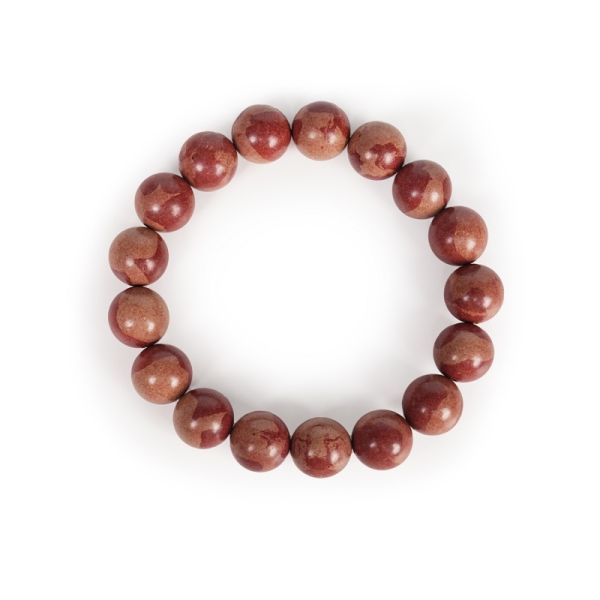 ec4c316d-5f23-46b3-85de-dd9aa08fa774-1.jpg Handmade Tawny Mala - Red Brown Veined Rounds for Meditation