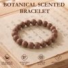 f3eb4d7d-c6f2-46ec-a248-6f195cf6d6b1-1.jpg Walnut & Freckle Bead Bracelet - Handmade Mala, Paper Scroll Style