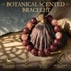 f5e8878b-ea00-41b1-8a30-e6c1637d5c41.jpg Purple Red Lucky Bracelet - Honey Center Bead, Chinese Style Mala
